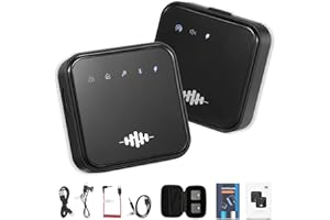 MOOZICA Kabelloses Lavalier-Mikrofon, Professionelles Kabelloses Mikrofon für Aufnahme, Live-Streaming, Tiktok, YouTube, Kompatibel für Mobiltelefone, iPads, Kameras usw.