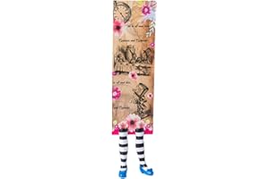 ASVP SHOP Marcapáginas de Alicia en el País de las Maravillas, ilustración increíble y pies moldeados de Alicia, regalo para amantes de los libros