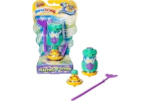 SUPERTHINGS RIVALS OF KABOOM SUPERZINGS - Battle Spinners - Electric Storm, contains 1 Spinner & 1 SuperThing Exclusive