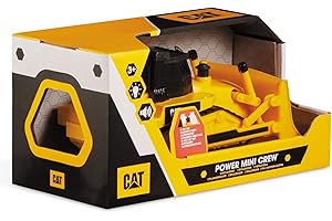 Mondo Motors - Caterpillar CAT Power Mini Crew | Lights and sounds - dimensione 15 Cm - Colore Giallo / Nero - 25513