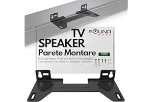 SOUND BASS TV Speaker Kit di montaggio a parete compatibile con Bose TV Speaker completo di tutti gli accessori di montaggio, progettato nel Regno Unito da Soundbass