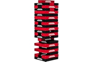 Wild Sports NFL Pro Football Tabletop Stackers Block Game for NFL Football Fan, Dorm Game, Rec Room, Tailgate
