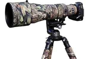 ROLANPRO Housse de protection étanche pour Nikon Z 600 mm F4 TC VR S imperméable Motif jungle Marron