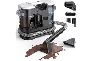 Welsauber Polsterreiniger Gerät Nasssauger, 15kPa 600W Teppichreiniger Waschsauger Fleckenreiniger mit großem Tank & langem Kabel für Teppich, Sofa, Polster, Treppen, Auto, Vorleger