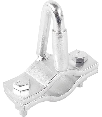 Riggatec Halfcoupler Petites Argent avec Oeillet max. 100kg (48-51 mm