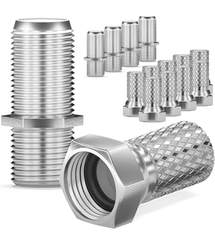 Faconet SAT COASSIALE F Maschio - Doppio Connettore F Femmina, Presa F - Foto 5