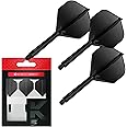 Target Darts K Flex Integrated Dart Flights And Shafts, No.2 | Pack Of 3 K-Flex - No2, Kflex All In One Moulded Dart Flight & Stem Lengths: Short, Intermediate & Medium | Professional Dart Accessories