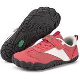 SAGUARO Barefoot Kids Girls Sneakers Minimalist Soft and Light with Wide Toe, Gr.25-36