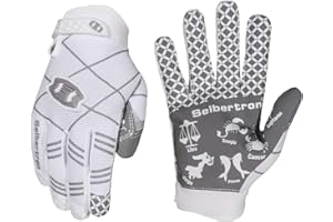 Seibertron PRO 3.0 Elite Ultra-Stick Sports Receiver Gloves/Guanti da Football Americano PRO Ricevitore Gioventù e Adulti