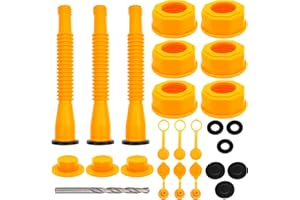 LPEPLL Bec Verseur avec Buse Flexible – Tuyau d’Écoulement pour Essence & Diesel, Accessoire Compatible pour Jerrican