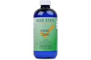 Good State | Liquid Ionic Zinc | Dietary Supplement | Great for Immune System | 96 Servings at 18 Mg | 8 Fl oz Bottle