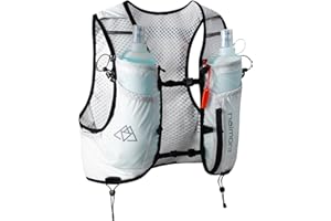 Haimont Running Hydration Vest with Water Bottles for Men Women, Lightweight 8L Hydrated Vest Pack for Trail Running, Hiking