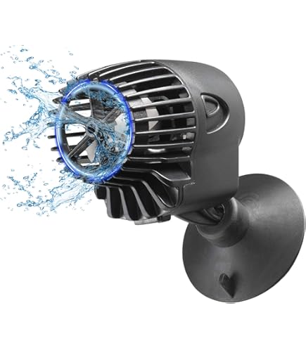 hygger stromingspomp Aquarium, Mini Wavemaker 9W 2500L/H, 660GPH, Magnet Wellenpumpe, stromingspomp zeewater, 3 modi, 6 instelbare snelheden, omwisselpomp voor 18-37L zoet- en zoutwateraquaria