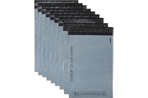 DVIVA 12pcs Postage Bags for Clothes |12"x16" Waterproof and Tear-Proof Mailing Bags | Large Parcel Bags for Delivery, Shipping & Packages