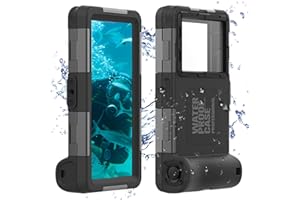 FocRelaxer IPX8 wasserdichte Handyhülle Tauche Universal Unterwasser Wasserfeste Handy Tasche Schwimmen Wasserschutzhülle für iPhone 15 13 11 Pro Samsung S24 S23 S21 Huawei Google OnePlus Xiaomi LG