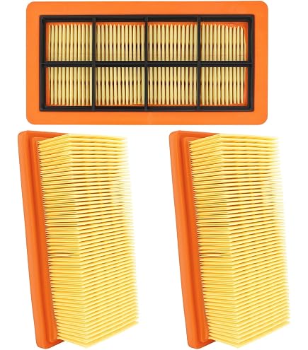 Set Di 4 Filtri Per Aspirapolvere Karcher – Compatibili Con AD 2, AD 3.000, AD 3.200, AD 3 Premium Camino E AD 4 Premium, Alta Efficienza Di Filtraggio