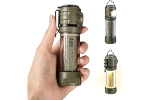 BougeRV AL06 Luz de camping recargable, luz de estado de ánimo de 2600 mAh, linterna, linterna magnética para camping, lámpara ambiental eléctrica portátil, IPX4 impermeable para tienda de campaña