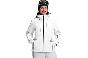 Pioneer Camp Women's Ski Jacket Waterproof Windproof Warm Winter Outdoor Jacket for Skiing Snowboarding Hiking
