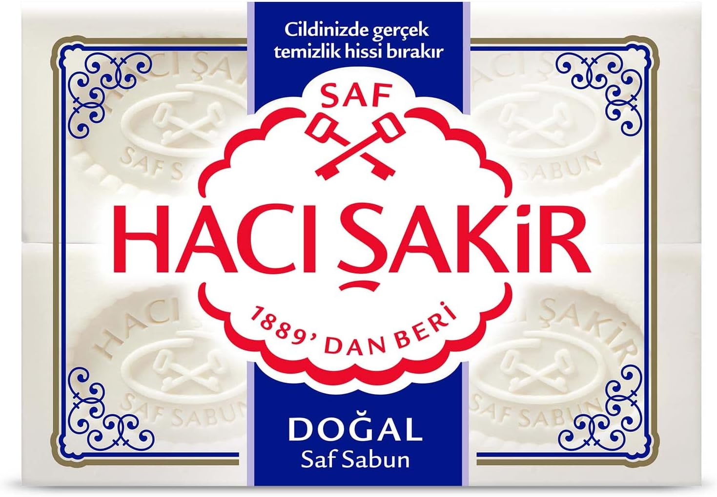 Hacı Şakir Beyaz Sabun 4'lü