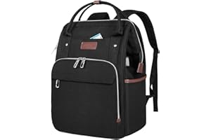 VANKEAN Laptop Backpack for Women Men 17.3 Inch Stylish Computer Work Backpack, Waterproof College Daypack Backpacks with USB Port & RFID Blocking, Business Travel Backpack