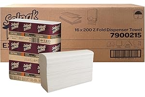Selpak Professional Z Fold Paper Towels - 2ply Multifold Paper Hand Towels Disposable 16x200, 3200 in Total - Absorbent - Luxury Soft White Paper Towel Ideal for Individuals and Businesses