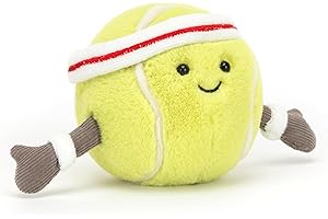 Jellycat Amuseable Sports Tennis Ball - H : 9 cm x L : 9 cm