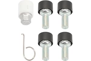 GNXfixt Boulon antivol roue M14 x 1,5 x 27 pour A-n CC S-n Yiou S-o Beetle Weilan Magotan Vis de sécurité ecrou antivol 000071597D