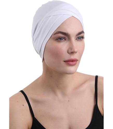 VUCDXOP Chemo Foulard Turban En Coton Pour Femme - Bonnet Chimio Élastique Doux Et Confortable