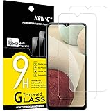 NEW'C 2 Pezzi, Vetro Temperato per Samsung Galaxy A12, Pellicola Prottetiva Anti Graffio, Anti-Impronte, Senza Bolle, Durezza
