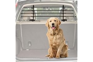 JOYTUTUS Divisori Auto per Cani, Barriere Cani per Veicoli, Griglia Protettiva Protezione per Cani per Auto Protezione per Cani in Alluminio Divisorio per Bagagli Griglia Universale per Bagagliaio