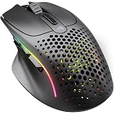 Glorious Model I 2 RGB Kablosuz BAMF sens&ouml;rl&uuml; 26000 DPI 75 gram Gaming Mouse Mat Siyah