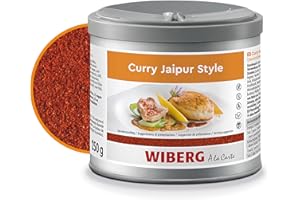‎WIBERG WIBERG Curry Jaipur Style – Kräftig rote indische Gewürzzubereitung mit Koriander, Kreuzkümmel und Kardamom, ideal für Eintöpfe und Suppen, 250 g