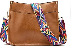 ZOUIQSS Femmes Sacs à Bandoulière en Cuir Sac à Dos Dame Hobo Sac à Main Poches Zippées Sac Avec Sangle Réglable