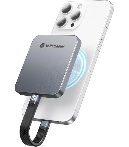 TWOPAN Magnetische Tragbare IPhone-SSD Für ProRes 4K 60fps Videoaufnahmen, 1 TB Externer Superspeicher Für IPhone 17/16 Pro/Pro Max, IMac/MacBook