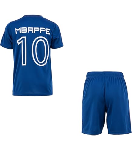 Maillot de foot signé par Kylian Mbappé Officiel / Équipe de France CDM 2018 🏆🇫🇷 - Collection