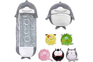 HICAS Sacs de couchage doux et chaud pour filles et garçons