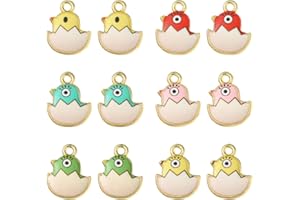 KitBeads Jewellery Making Charms Mixed Stytles Assorted Enamel Charms for DIY Necklace Bracelet Earrings Bulk
