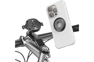 A2C Handyhalterung Fahrrad Steuersatz – 1s-Lock Aluminium Fahrrad Handyhalterung, 360° drehbare Handy Halterung für iPhone Samsung, Einhand-Entriegelung für Mountainbike & Rennrad