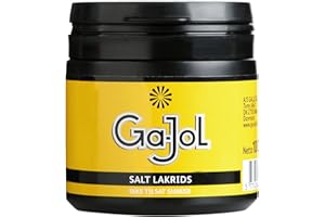 GA-JOL SALZLAKRITZ 100G Ga-Jol gelb Cupholder, 8er Pack (8 x 100 g)