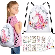 Einhorn Kordelzug-Rucksack – 3D-Fullprint Turnbeutel Für Schule, Sport & Reisen, 45x40 Cm