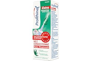 Prorhinel Spray Nasal, Décongestionnant, Lavage Nez Bouché, Nez Qui Coule, Nez Congestionné, Pour Enfants et Adultes , Fabriqué en France, Lot de 2x100ml
