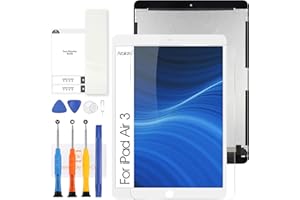 ARBILATO Schermo LCD per iPad Air 3 10.5 2019 Touch Screen Sostituzione Assemblaggio Digitalizzatore con Strumenti di Riparazione per iPad Air3 A2123, A2154, A2152 (Bianco)