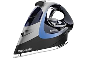 Cecotec Plancha Horizontal IronHero 3200 Force Anodized. 3200 W, Tecnología Power Steam, Golpe de Vapor 270 g/min, Suela Turbo Slide, Sistema Antigoteo, Cyclo Clean, Filtro Antical, Auto Off