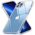Vimiki Clear Designed for iPhone 13 Pro Max Case, [Never Yellow] [Shockproof Mil-grade Protection] Protective Bumper Hard PC Phone Cases, Thin Slim Fit Cover, Clear