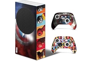 GIZMOZ N GADGETZ GNG Hero Shield Skins Compatible with Xbox Series S Console Decal Vinal Sticker + 2 Controller Set