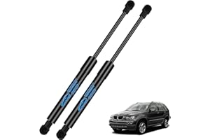 Koaudb 2x Verin Hydraulique de Capot pour BMW X5 E53 All Engine SUV 2000 2001 2002 2003 2004 2005 2006 Vérins à Gaz Capot Vérin Capot Moteur Supports Rechange #51238402551