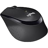 ماوس لاسلكي صامت Logitech M330، للاستخدام باليد اليمنى، مسافة استخدام 10 أمتار، تتبع بصري عالي الدقة 1000 نقطة في البوصة