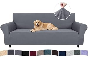 Ystyle Elastiskt Sofföverdrag 4-Sits, Pet Soff Cover Töjbart överdrag, Stretchigt Soffskydd, Avtagbar Halkskydd Fåtöljöverdra
