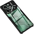 Zapcase Back Case Cover for Tecno Pova 6 Pro 5G | Compatible for Tecno Pova 6 Pro 5G Back Case Cover | Clear Case for Tecno Pova 6 Pro 5G with Camera Protection | (TPU + PC | Matte Black)