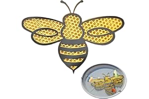 ARTGUTS Abreuvoir flottant, île d'abeilles flottantes, avec impression 3D, en forme d'abeilles, en forme d'abeille, pour nourrir les abeilles